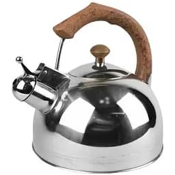 Чайник для плити Maestro MR-1308 зі свистком із нержавіючої сталі 3.5 л Brown