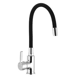 Смеситель для кухни с гибким силиконовым сливом Ibergrif M22112-2 (IB0068)