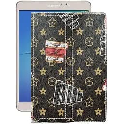 Чехол StatusCASE из экокожи для планшета Samsung Galaxy Tab S2 (T713) Луи-Витон-коричневый