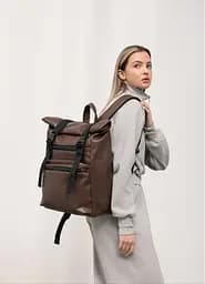 Рюкзак ролл Sambag унісекс RollTop LTT шоколадний 41 x 30 x 16 см (24238020) - мініатюра 2