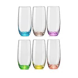 Стакан для води Bohemia Rainbow, 350 мл, 6 шт. (25180/D4662/350)