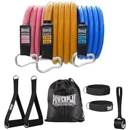 Набір трубчастих еспандерів PowerPlay PP-4101 Expander Tube Set 3 шт. (до 18,2 кг.) (PP-4101_3set)