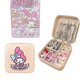 Дитячий набір Kuromi Melody Hello Kitty для створення шарм браслетів та чокерів в подарунковій скриньці  - мініатюра 3