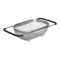 Друшляк-сито на раковину для миття продуктів 29*19*10 см Zhongjing HP-19-18-S - мініатюра 4