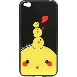 Чохол-накладка Toto Cartoon Print Glass Case Xiaomi Redmi Go Chicken Chick