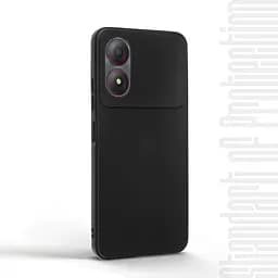 Чехол-накладка для смартфона ZTE Blade A34, противоударный, силиконовый, термополиуретановый (ТПУ), с защитой камеры и корпуса, черный, защита всего корпуса, ArmorStandart (ARM78938) - мініатюра 2