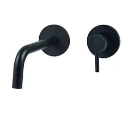 Смеситель для умывальника 175 мм Paffoni Light LIG 006 NO70, Черный матовый