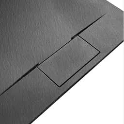 Душовий піддон Rea Bazalt 80x120 long black REA-K3324, Чорний матовий - мініатюра 3