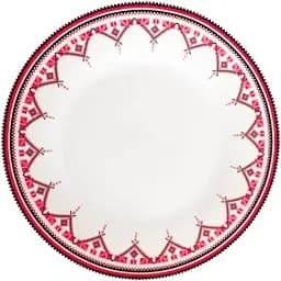 Тарілка S&T Вишиванка червоний ромб (30001-005)