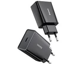 Мережевий зарядний пристрій Baseus Speed Mini PD Charger 20W (CCFS-SN01) Black [67419] - мініатюра 4
