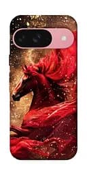 Чохол Demsky Red sparkles Horse для Google Pixel 9