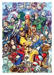 Деревянный пазл Marvel vs Capcom, А5, Деревянная коробка 35 элементов
