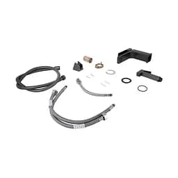 Змішувач з гігієнічною лійкою Qtap Gemini QTGEM272GMB45692 Gunmetal Black PVD, Шліфований чорний хром - мініатюра 6