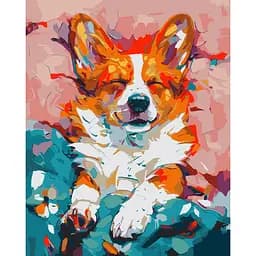 Картина за номерами Santi Улюблений коргі 40х50 см (955747)