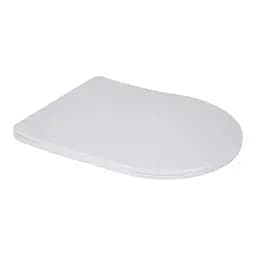Унітаз підлоговий Qtap Grand Ultra Quiet безобідковий з сидінням Soft-close White QT26228301W, Білий - мініатюра 7