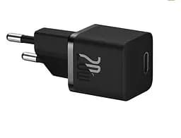 Мережевий зарядний пристрій Baseus GaN5 Fast Charger Xiaomini 1C 20W EU CCGN050101 Black - мініатюра 2