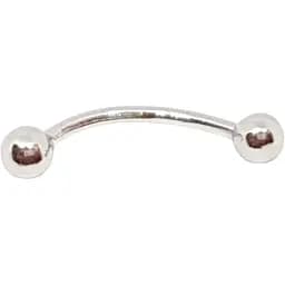 Срібна сережка для пірсингу брови/пупка Dear. 7005С