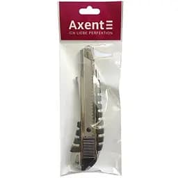 Ніж канцелярський металевий Axent з авто-фіксатором (6901-A/01/P)