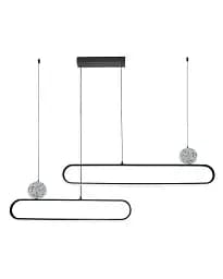 Підвісний світильник, люстра Goldlux 333896 Florentyna LED 1x48W 4000K 6000Lm IP20 чорний