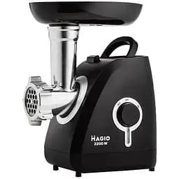 Електрична м'ясорубка Magio MG-270 2 решітки 2200 Вт Чорна