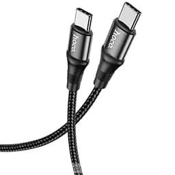 Кабель Hoco Type-C to Type-C Exquisito charging data cable X50, 2 метра 5A 100W черный