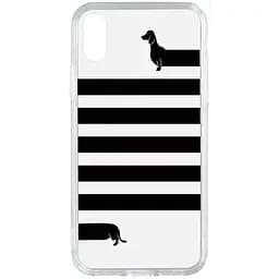 Чехол-накладка Toto Acrylic+TPU Print Case Apple iPhone XS Max #25 Taksa Transparent