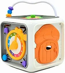 Музичний розвивальний куб WToys 25462 – українське озвучення, пісні, казки, загадки, віршики, звуки тварин, цифри, підсвічування