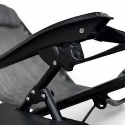 Розкладне крісло шезлонг Leobro Zero Gravity Dark Grey (LB-ZGC-A1-DGR) - мініатюра 2
