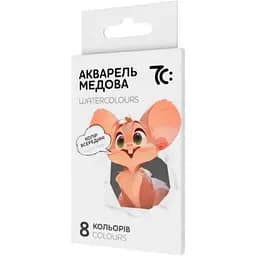 Дитяча медова акварель 7C10801, 8 кольорів