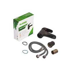 Змішувач для умивальника Plamix Fidel-001 SET Matte black PM0660 Чорний матовий - мініатюра 4