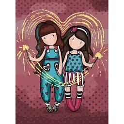 Картина за номерами "Fireworks Santoro Gorjuss Collection" Ідейка KHO8681, 30х40 см