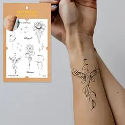 Тату тимчасове BALANCE Tattooshka LB-172 Чорний shop (4825800012062) - мініатюра 3