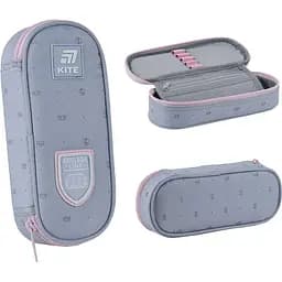 Пенал Kite College Line Girl серый (K25-599-3)