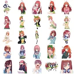 Стікерпак GeekLand Go-Toubun no Hanayome 50 штук - мініатюра 5