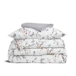 Дитяча постільна білизна Cosas MIDSUMMER CS1 110х140см (ButterfliesGreyFlowers_52Grey_140)