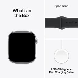 Смарт-годинник Apple Watch Series 11 GPS 46mm Space Gray Aluminum Case with Black Sport Band S/M (MEV04) [145290] - мініатюра 4