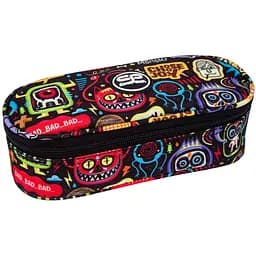 Пенал на молнии CoolPack Campus Scary Stickers, с органайзером для ручек, 23х9х5 см (F062696)