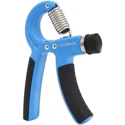 Еспандер кістьовий Cornix 5-60 кг з регульованим навантаженням XR-0141 Blue/Black
