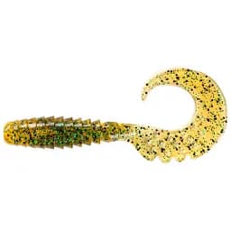 Силікон FishUP Fancy Grub 2.5" #036 - Caramel/Green & Black (10 шт/уп)