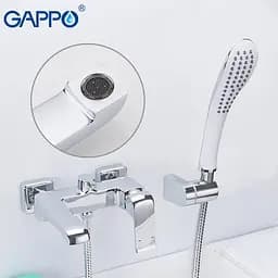 Змішувач для ванни Gappo G3250-8, хром, Хром - мініатюра 3