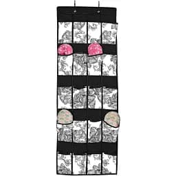 Органайзер Idea Home Anthracite Flowers NP-132 подвесной 44x135 см (NP-132 ткан. 20ком. подвес. Anthracite Flowers)