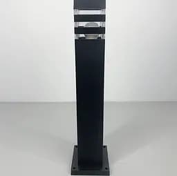 Вуличний ліхтар в чорному кольорі корпусу 80 см | Line F | Арт. 8024 80CM BK (стовп) - мініатюра 4