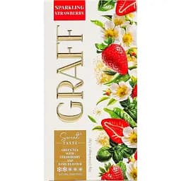 Уцінка. Чай зелений Graff Полуничне ігристе/ Sparkling Strawberry з ароматом полуниці та базиліка 20 шт. x 1.5 г  - мініатюра 2