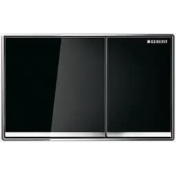 Клавіша змиву Geberit Sigma60 скло чорне 115.640.SJ.1, Чорний