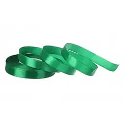 Атласна стрічка для рукоділля Bambi АБ-119, 0.6 см x 23 м, Смарагдовий