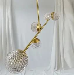 Люстра светодиодная потолочная Светлячок 5003 (Золотистый) 6 плафонов