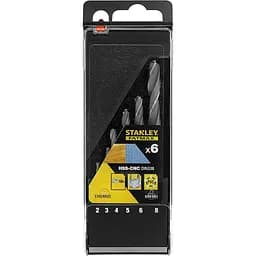 Набор сверл по металлу Stanley FatMax 2-8 мм 6 шт. (STA56003-QZ)