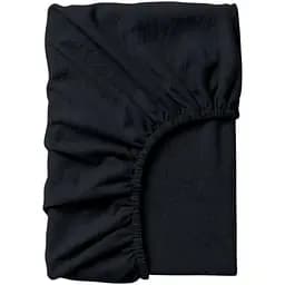 Простирадло на резинці Cosas з вареної бавовни PANTHER 160х200х20 см (02WashedCottonBlack_160x200x20)