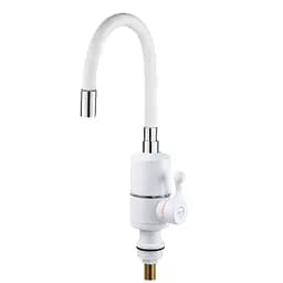 Проточный водонагреватель Zerix ELW06-F-white 3,3 kW силиконовый излив на мойку ZX5857