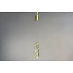 Изящный подвесной LED светильник хрустальный для спальни Linisoln 531-300D серебристый 35-190 см LED 3 режима